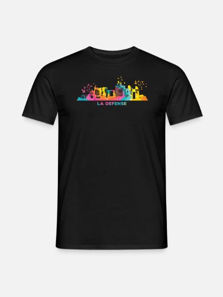 La Défense Skyline Paris - Men's T-Shirt - black