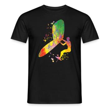 Wing Foil Wingsurfing Woman Foil Wing - T-shirt homme - noir - Devant - AI Model Male 178 light (178cm)