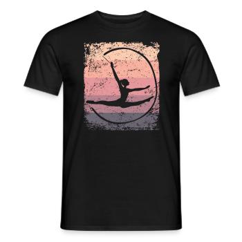 Gymnaste Gymnaste Gymnastique Rythmique Rétro - T-shirt homme - noir - Devant - AI Model Male 178 light (178cm)