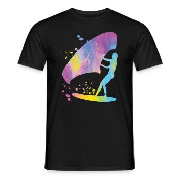 Wing Foil Wingsurfing Woman Foil Wing - T-shirt homme - noir - Devant - AI Model Male 178 light (178cm)
