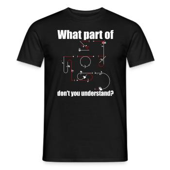 Welcher Teil Der Aresti-kunstflugfiguren - Männer T-Shirt - Schwarz - Vorne - AI Model Male 178 light (178cm)
