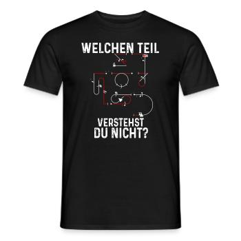 Kunstflug Aresti Figuren Rc Pilot - Männer T-Shirt - Schwarz - Vorne - AI Model Male 178 light (178cm)