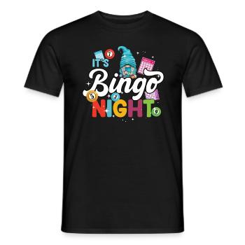 C’est bingo nuit bingo - T-shirt homme - noir - Devant - AI Model Male 178 light (178cm)