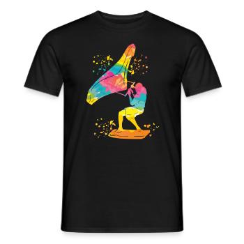 Wing Foil Wingsurfing Man Foil Wing - T-shirt homme - noir - Devant - AI Model Male 178 light (178cm)