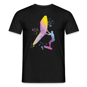 Wing Foil Wingsurfing Man Foil Wing - T-shirt homme - noir - Devant - AI Model Male 178 light (178cm)