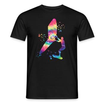 Wing Foil Wingsurfing Man Foil Wing - T-shirt homme - noir - Devant - AI Model Male 178 light (178cm)