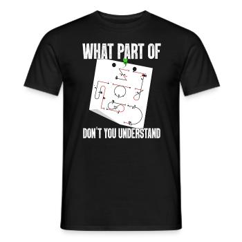 Verstehst Du Nicht Kunstflug Aresti Figuren - Männer T-Shirt - Schwarz - Vorne - AI Model Male 178 light (178cm)