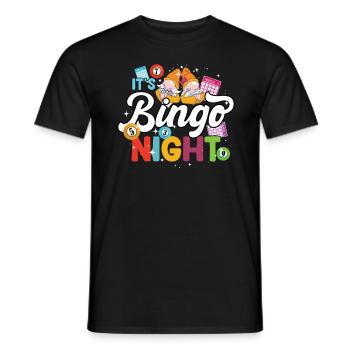 Es Ist Bingo-nacht Bingo - Männer T-Shirt - Schwarz - Vorne - AI Model Male 178 light (178cm)
