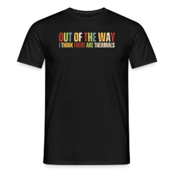 I believe there are thermal rc sailors - Men's T-Shirt - black - Front - AI Model Male 178 light (178cm)