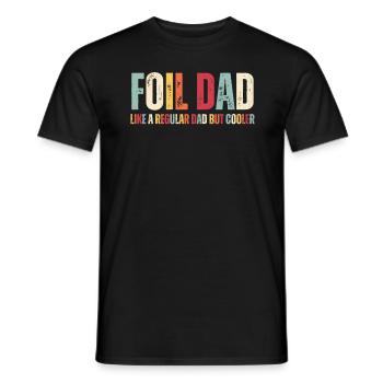 Foil Dad Wing Foil Wingsurfing Foil Wing - Men's T-Shirt - black - Front - AI Model Male 178 light (178cm)
