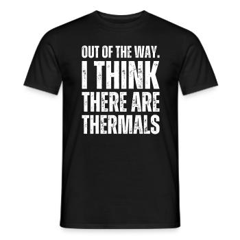 I believe there are thermal rc sailors - Men's T-Shirt - black - Front - AI Model Male 178 light (178cm)