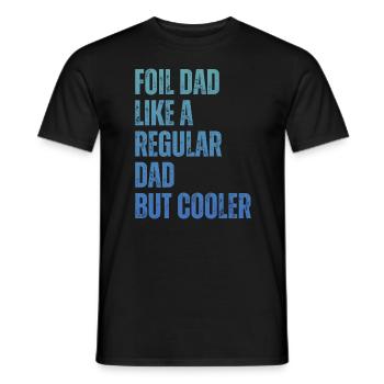 Foil Dad Wing Foil Wingsurfing Foil Wing - Men's T-Shirt - black - Front - AI Model Male 178 light (178cm)