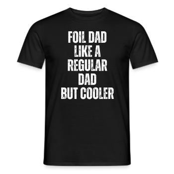 Foil Dad Wing Foil Wingsurfing Foil Wing - Men's T-Shirt - black - Front - AI Model Male 178 light (178cm)