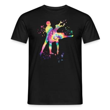 Ballett Tanz Paar Frau Ballerina - Männer T-Shirt - Schwarz - Vorne - AI Model Male 178 light (178cm)