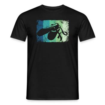 Ballettschuhe Vintage Frau Ballerina - Männer T-Shirt - Schwarz - Vorne - AI Model Male 178 light (178cm)