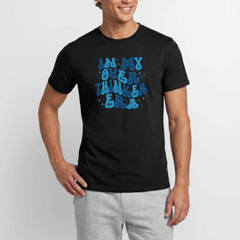Dans mon ère Overthinker Overthink Groovy T-shirt homme