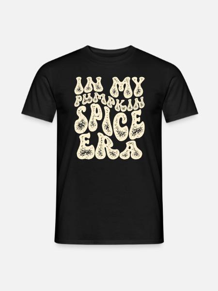 Groovy In My Pumpkin Spice Era - Men's T-Shirt - black