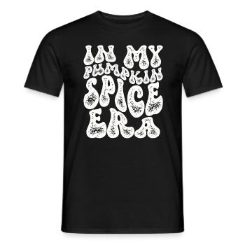 Groovy à l’époque de mes épices à la citrouille - T-shirt homme - noir - Devant - AI Model Male 178 light (178cm)
