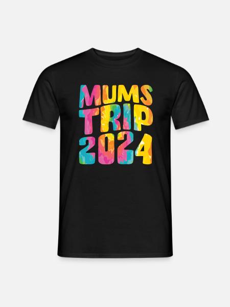Mums Trip 2024 - Männer T-Shirt - Schwarz