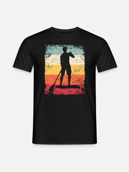 Stand Up Paddling Stand Up Board Sup - Männer T-Shirt - Schwarz