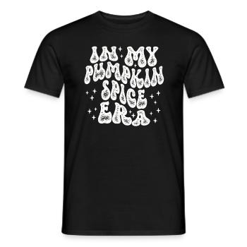 Groovy à l’époque de mes épices à la citrouille - T-shirt homme - noir - Devant - AI Model Male 178 light (178cm)