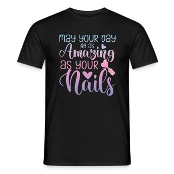 May Your Day Be As Amazing - Men's T-Shirt - black - Front - AI Model Male 178 light (178cm)