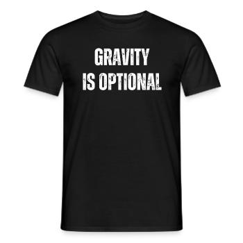 Wing Surfer Wingsurfing Retro Foil Wing - Men's T-Shirt - black - Front - AI Model Male 178 light (178cm)
