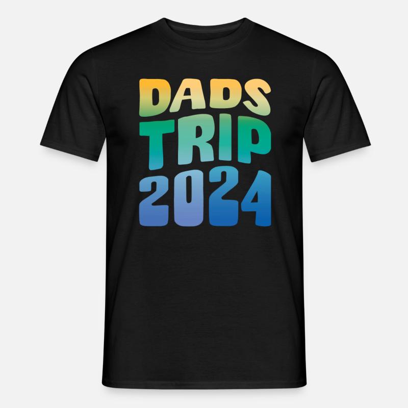 Dads Trip 2024 - Männer T-Shirt - Schwarz