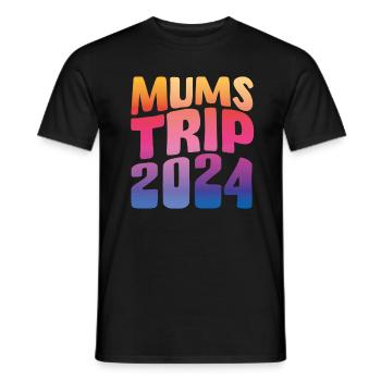 Mums Trip 2024 - Männer T-Shirt - Schwarz - Vorne - AI Model Male 178 light (178cm)