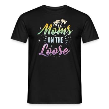 Mamans Sur Le Voyage Des Copines En Liberté - T-shirt homme - noir - Devant - AI Model Male 178 light (178cm)