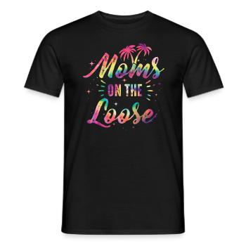 Mamans Sur Le Voyage Des Copines En Liberté - T-shirt homme - noir - Devant - AI Model Male 178 light (178cm)