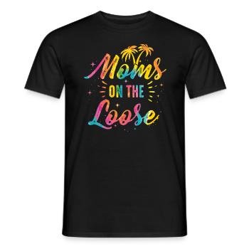 Mamans Sur Le Voyage Des Copines En Liberté - T-shirt homme - noir - Devant - AI Model Male 178 light (178cm)