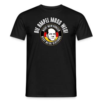 Les feux de circulation doivent disparaître - T-shirt homme - noir - Devant - AI Model Male 178 light (178cm)