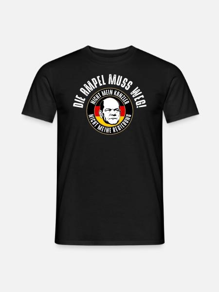 Die Ampel muss weg - Männer T-Shirt - Schwarz