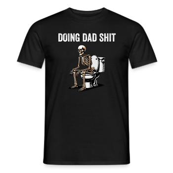 Doing Dad Shit - Men's T-Shirt - black - Front - AI Model Male 178 light (178cm)
