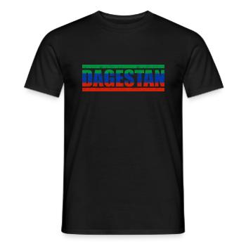 Daghestan - T-shirt homme - noir - Devant - AI Model Male 178 light (178cm)