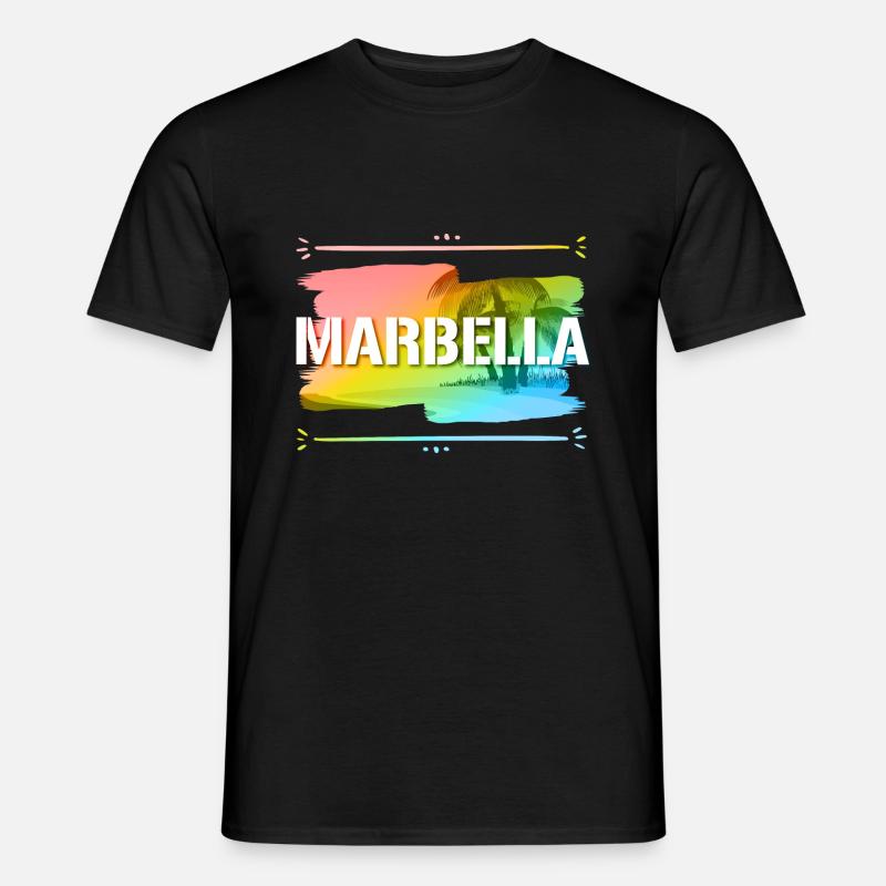 Marbella - Männer T-Shirt - Schwarz