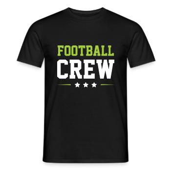 Équipe de football - T-shirt homme - noir - Devant - AI Model Male 178 light (178cm)