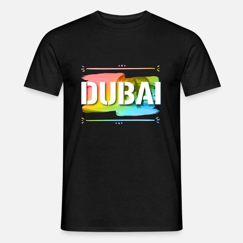 Dubai - Männer T-Shirt - Schwarz