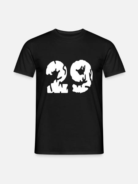 Maillot 29 Numéro - T-shirt homme - noir