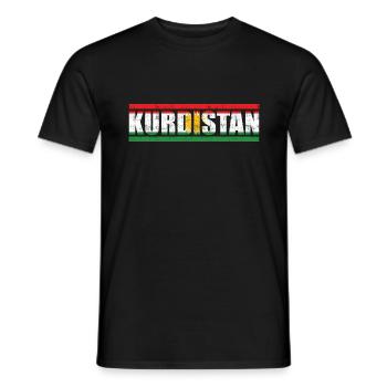 Kurdistan - T-shirt homme - noir - Devant - AI Model Male 178 light (178cm)