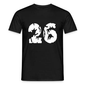 26 Number Jersey - Men's T-Shirt - black - Front - AI Model Male 178 light (178cm)