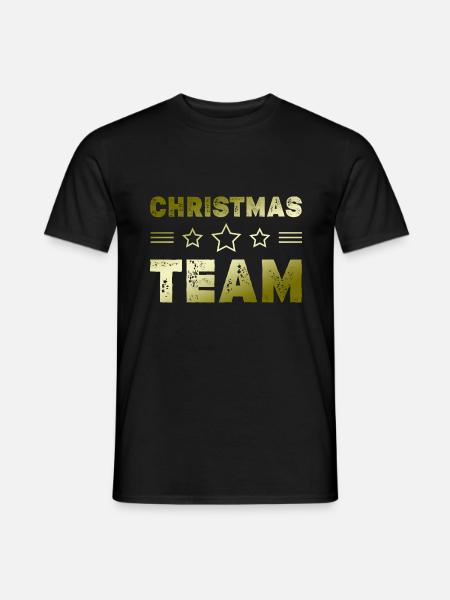Christmas Team - Men's T-Shirt - black