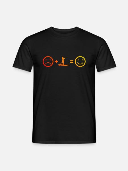 Stand up Paddle Board Standup Paddle Hommes - T-shirt homme - noir