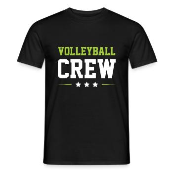 Équipe de volleyball - T-shirt homme - noir - Devant - AI Model Male 178 light (178cm)