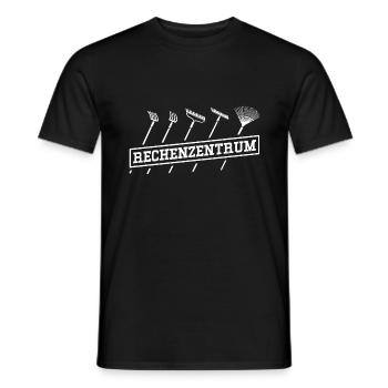 Garten Rechenzentrum - Männer T-Shirt - Schwarz - Vorne - AI Model Male 178 light (178cm)