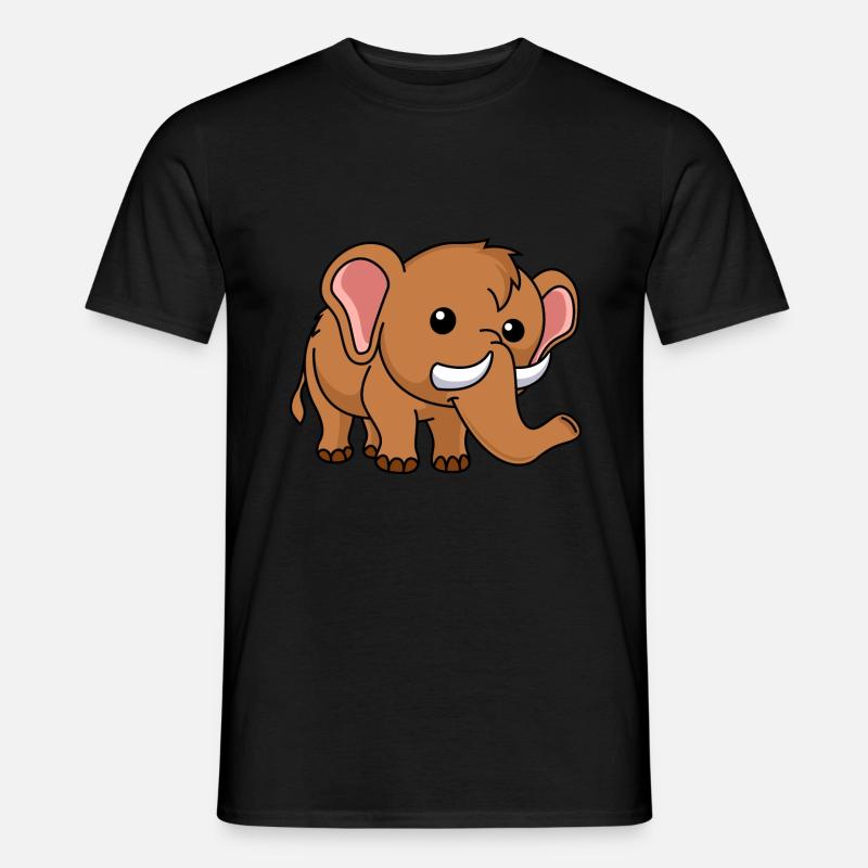 Mammoth Comic Animal - Men's T-Shirt - black
