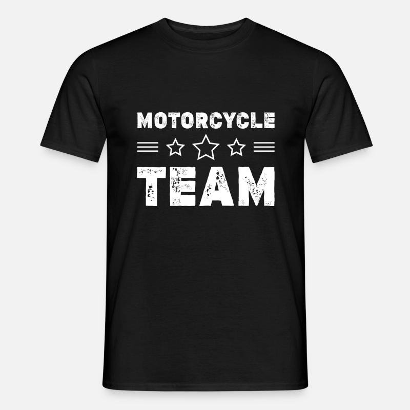 Motorcycle Team - Männer T-Shirt - Schwarz