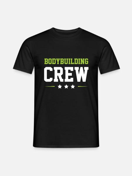 Bodybuilding Crew - Männer T-Shirt - Schwarz