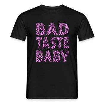 Bad Taste 80´s Retro Mottoparty - Männer T-Shirt - Schwarz - Vorne - AI Model Male 178 light (178cm)
